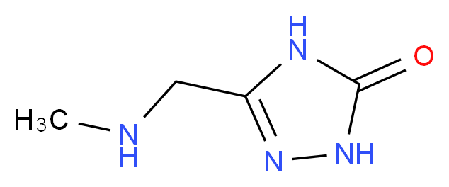 5-[(Methylamino)methyl]-2,4-dihydro-3H-1,2,4-triazol-3-one_Molecular_structure_CAS_)