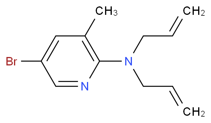 N,N-Diallyl-5-bromo-3-methyl-2-pyridinamine_Molecular_structure_CAS_)