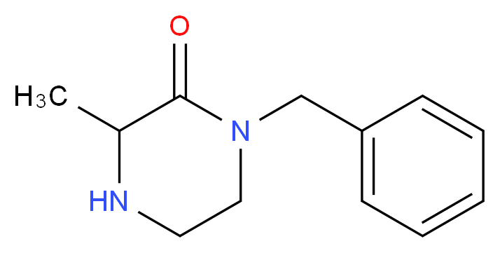 1-benzyl-3-methylpiperazin-2-one_Molecular_structure_CAS_1094601-61-2)