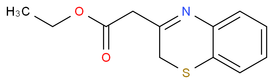 ethyl 2H-1,4-benzothiazin-3-ylacetate_Molecular_structure_CAS_)