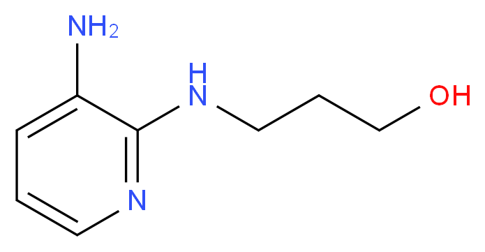 3-[(3-Amino-2-pyridinyl)amino]-1-propanol_Molecular_structure_CAS_)