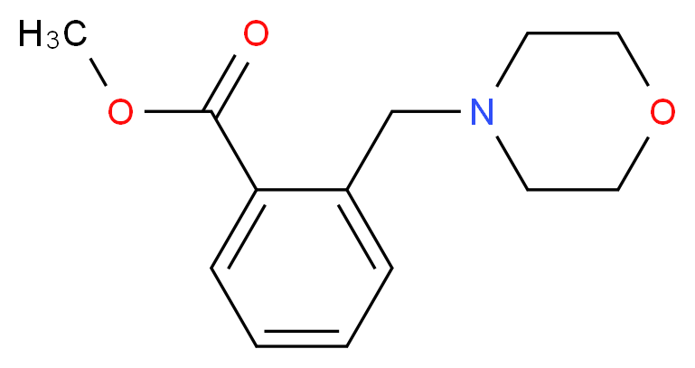 Methyl 2-(morpholinomethyl)benzoate_Molecular_structure_CAS_135651-46-6)