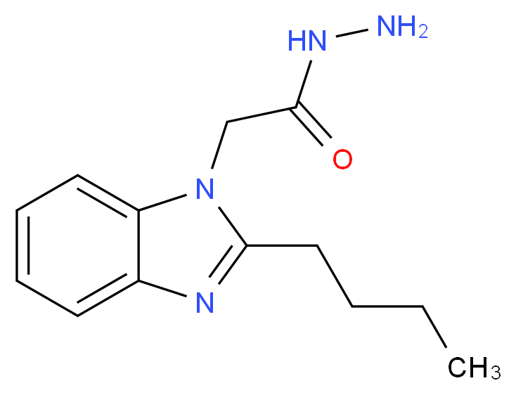 (2-Butyl-benzoimidazol-1-yl)-acetic acid hydrazide_Molecular_structure_CAS_)