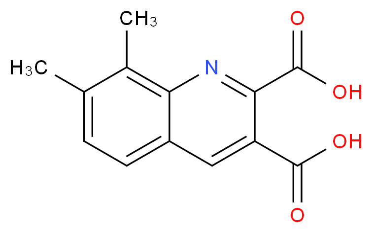 7,8-DIMETHYLQUINOLINE-2,3-DICARBOXYLIC ACID_Molecular_structure_CAS_92513-45-6)