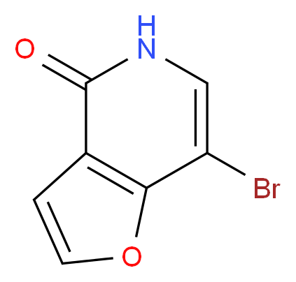 7-Bromofuro[3,2-c]pyridin-4(5H)-one_Molecular_structure_CAS_603301-02-6)