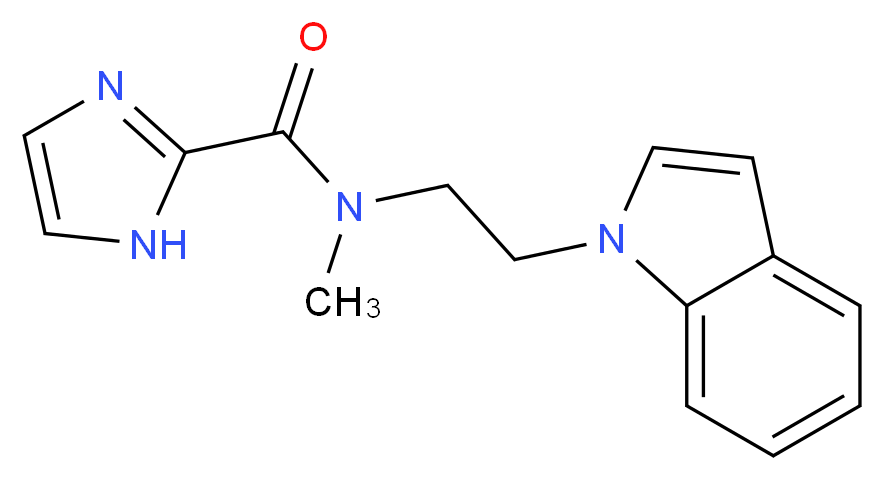 N-[2-(1H-indol-1-yl)ethyl]-N-methyl-1H-imidazole-2-carboxamide_Molecular_structure_CAS_)