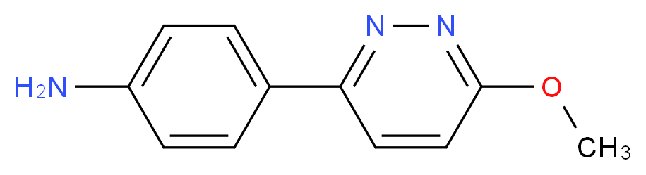 [4-(6-methoxypyridazin-3-yl)phenyl]amine_Molecular_structure_CAS_)