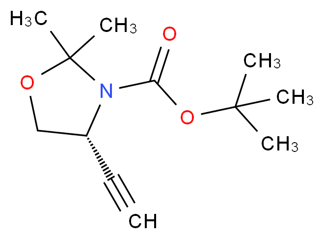 (4r)-3-(tert-butoxycarbonyl)-4-ethynyl-2,2-dimethyloxazolidine_Molecular_structure_CAS_162107-48-4)
