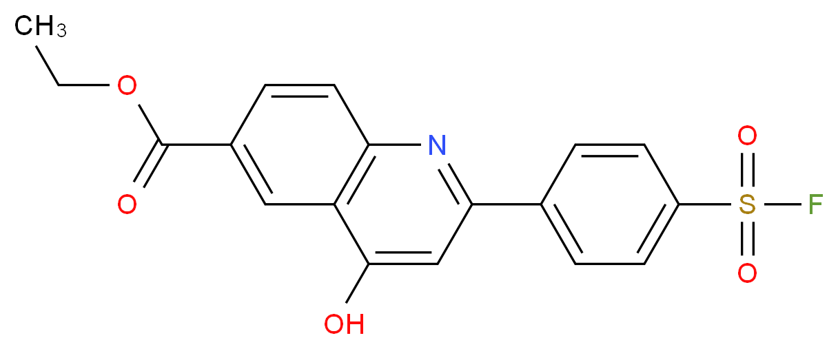 Ethyl 2-(4-fluorosulfonylphenyl)-4-hydroxy-6-quinolinecarboxylate_Molecular_structure_CAS_80789-71-5)