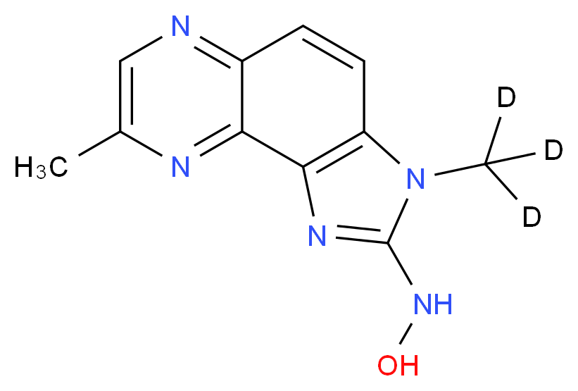 2-Hydroxyamino-3,8-dimethylimidazo[4,5-f]quinoxaline-d3_Molecular_structure_CAS_)