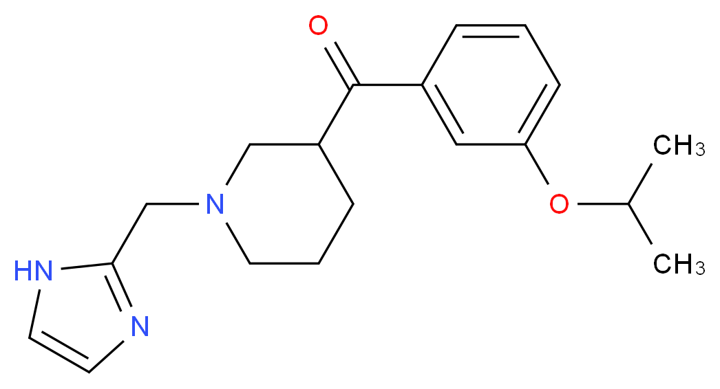 [1-(1H-imidazol-2-ylmethyl)-3-piperidinyl](3-isopropoxyphenyl)methanone_Molecular_structure_CAS_)