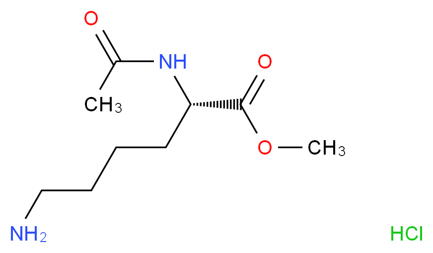 Nα-Acetyl-L-lysine methyl ester hydrochloride_Molecular_structure_CAS_20911-93-7)