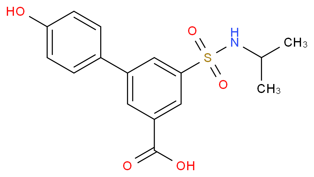 4'-hydroxy-5-[(isopropylamino)sulfonyl]biphenyl-3-carboxylic acid_Molecular_structure_CAS_)