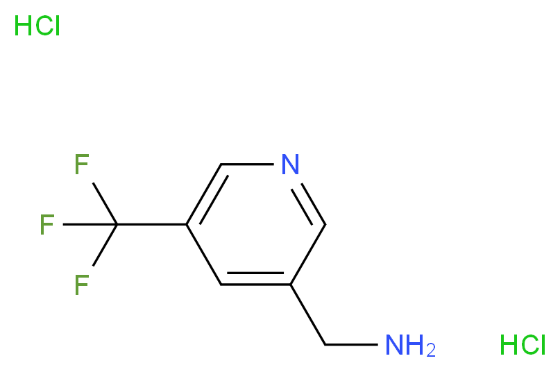 3-(Aminomethyl)-5-(trifluoromethyl)pyridine dihydrochloride 95%_Molecular_structure_CAS_)
