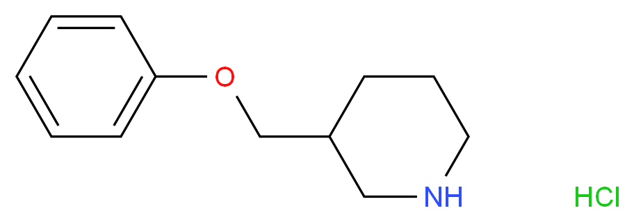 3-(Phenoxymethyl)piperidine hydrochloride_Molecular_structure_CAS_28569-09-7)