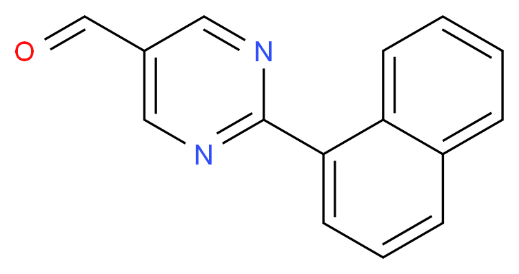 2-(1-naphthyl)pyrimidine-5-carbaldehyde_Molecular_structure_CAS_915919-73-2)