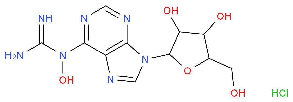 6-(1-Hydroxyguanidino)purine riboside hydrochloride_Molecular_structure_CAS_130052-31-2)