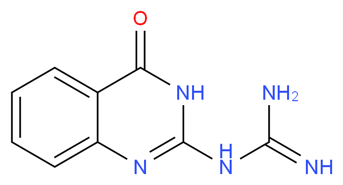 N-(4-Oxo-3,4-dihydroquinazolin-2-yl)guanidine_Molecular_structure_CAS_)