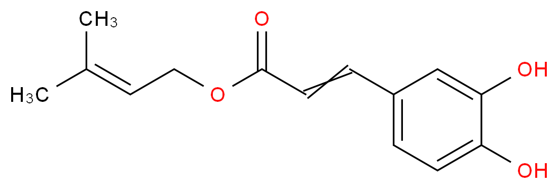 Caffeic acid 1,1-dimethylallyl ester_Molecular_structure_CAS_118971-61-2)