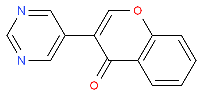 3-pyrimidin-5-yl-4H-chromen-4-one_Molecular_structure_CAS_)