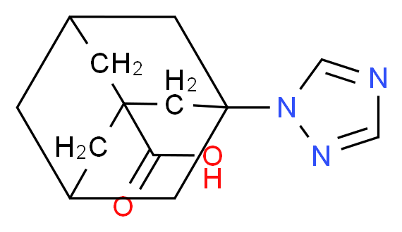 3-(1H-1,2,4-triazol-1-yl)-1-adamantanecarboxylic acid_Molecular_structure_CAS_418805-51-3)