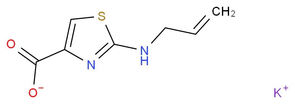 potassium 2-(allylamino)-1,3-thiazole-4-carboxylate_Molecular_structure_CAS_)
