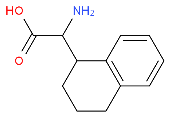 2-Amino-2-(1,2,3,4-tetrahydronaphthalen-1-yl)acetic acid_Molecular_structure_CAS_26368-32-1)
