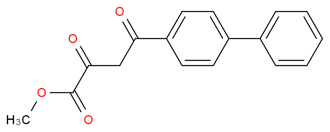 methyl 4-(1,1'-biphenyl-4-yl)-2,4-dioxobutanoate_Molecular_structure_CAS_63656-27-9)