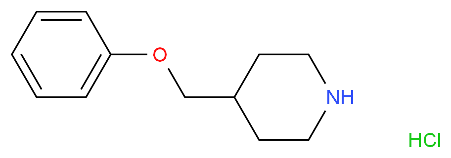 4-(Phenoxymethyl)piperidine hydrochloride_Molecular_structure_CAS_)