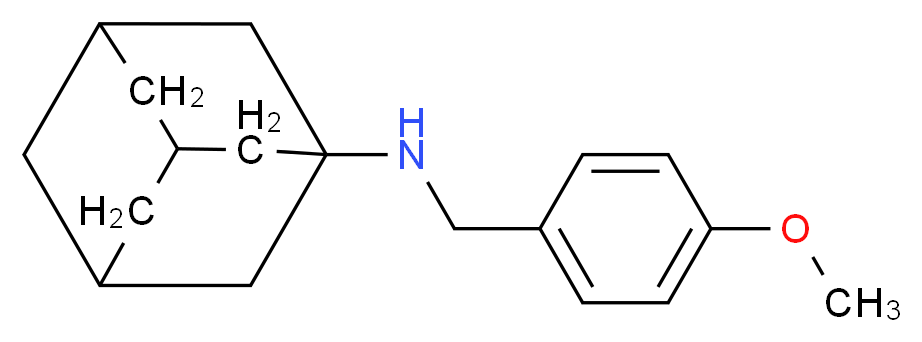1-adamantyl(4-methoxybenzyl)amine_Molecular_structure_CAS_56916-85-9)