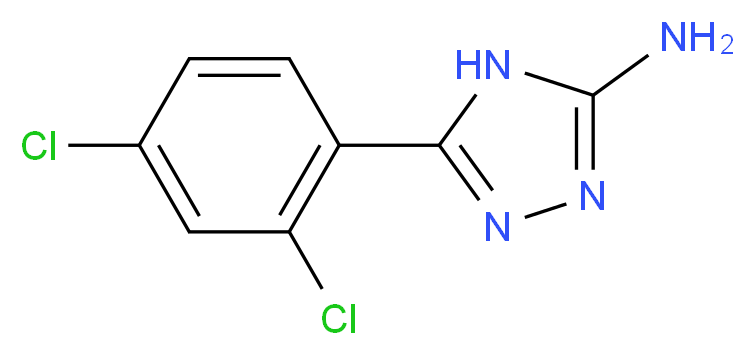 5-(2,4-Dichloro-phenyl)-4H-[1,2,4]triazol-3-ylamine_Molecular_structure_CAS_)