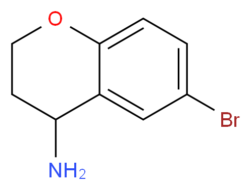 2H-1-BENZOPYRAN-4-AMINE, 6-BROMO-3,4-DIHYDRO-_Molecular_structure_CAS_735248-42-7)
