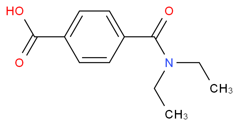 4-(diethylcarbamoyl)benzoic acid_Molecular_structure_CAS_)