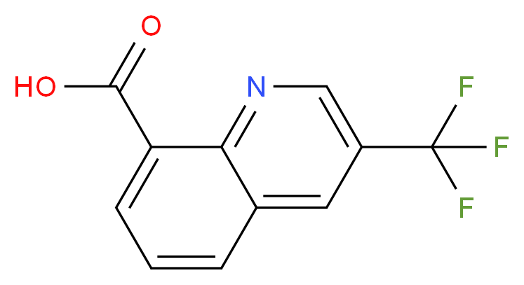 3-(Trifluoromethyl)quinoline-8-carboxylic acid_Molecular_structure_CAS_588702-66-3)