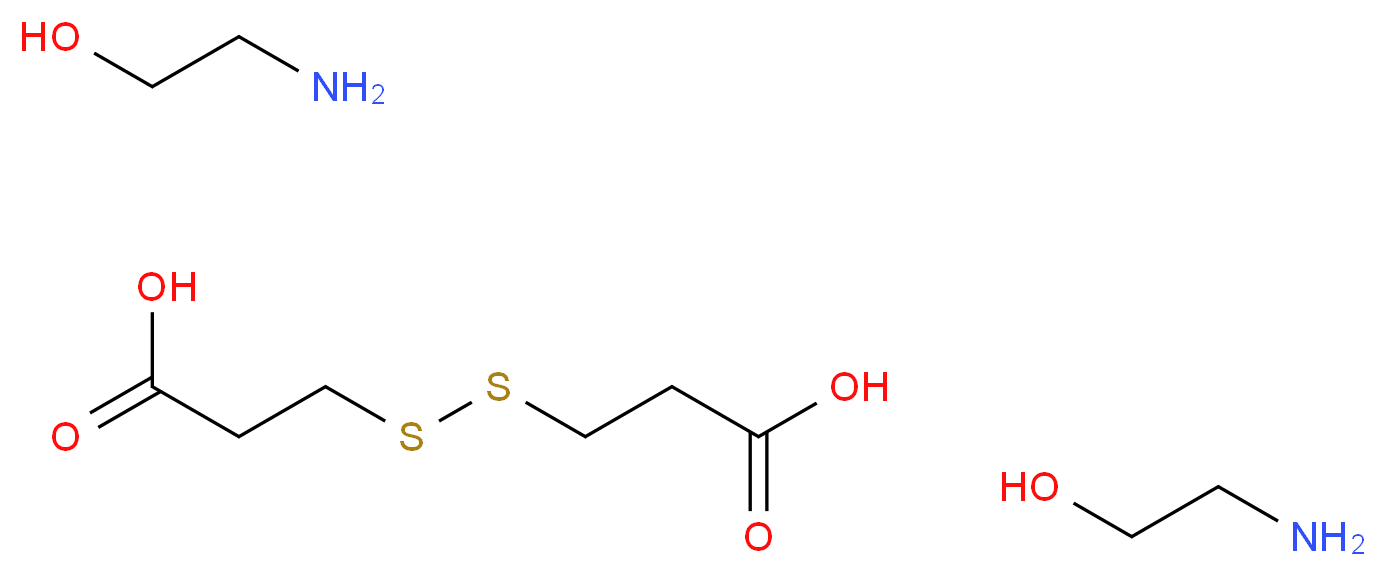 Ethanolamine dithiodipropionate solution_Molecular_structure_CAS_119459-26-6)