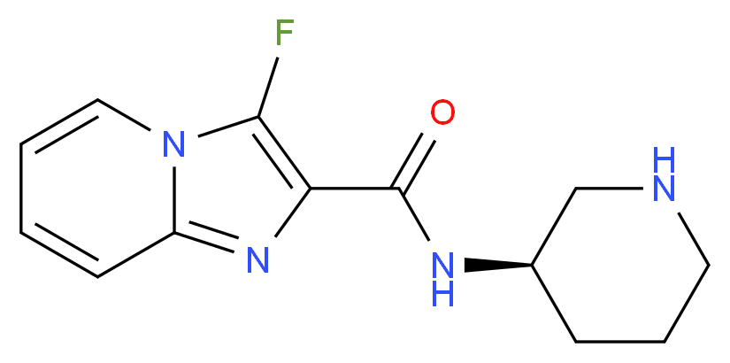 3-fluoro-N-[(3R)-piperidin-3-yl]imidazo[1,2-a]pyridine-2-carboxamide_Molecular_structure_CAS_)