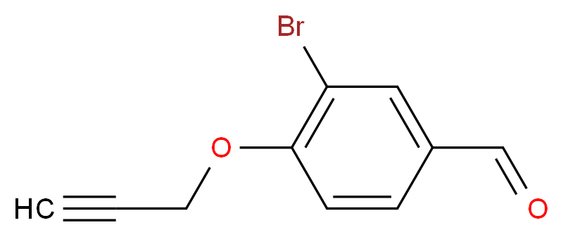3-bromo-4-(2-propyn-1-yloxy)benzaldehyde_Molecular_structure_CAS_428487-30-3)