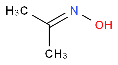 Propan-2-one oxime_Molecular_structure_CAS_127-06-0)