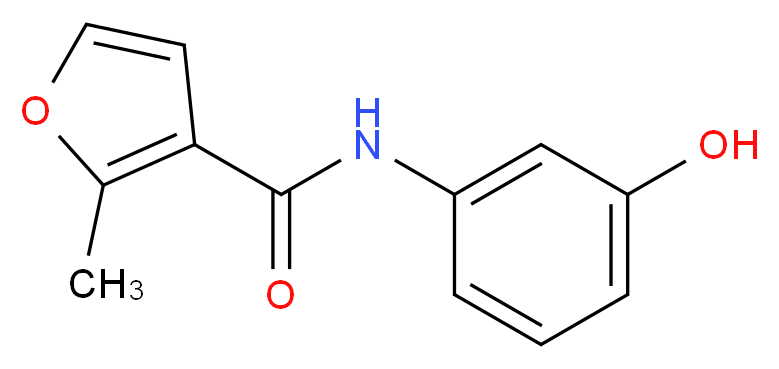 N-(3-hydroxyphenyl)-2-methyl-3-furamide_Molecular_structure_CAS_423729-51-5)