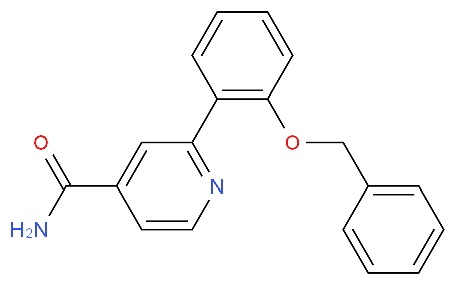 2-[2-(benzyloxy)phenyl]isonicotinamide_Molecular_structure_CAS_)