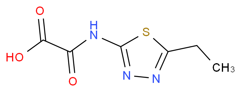 [(5-Ethyl-1,3,4-thiadiazol-2-yl)amino]-(oxo)acetic acid_Molecular_structure_CAS_83244-82-0)