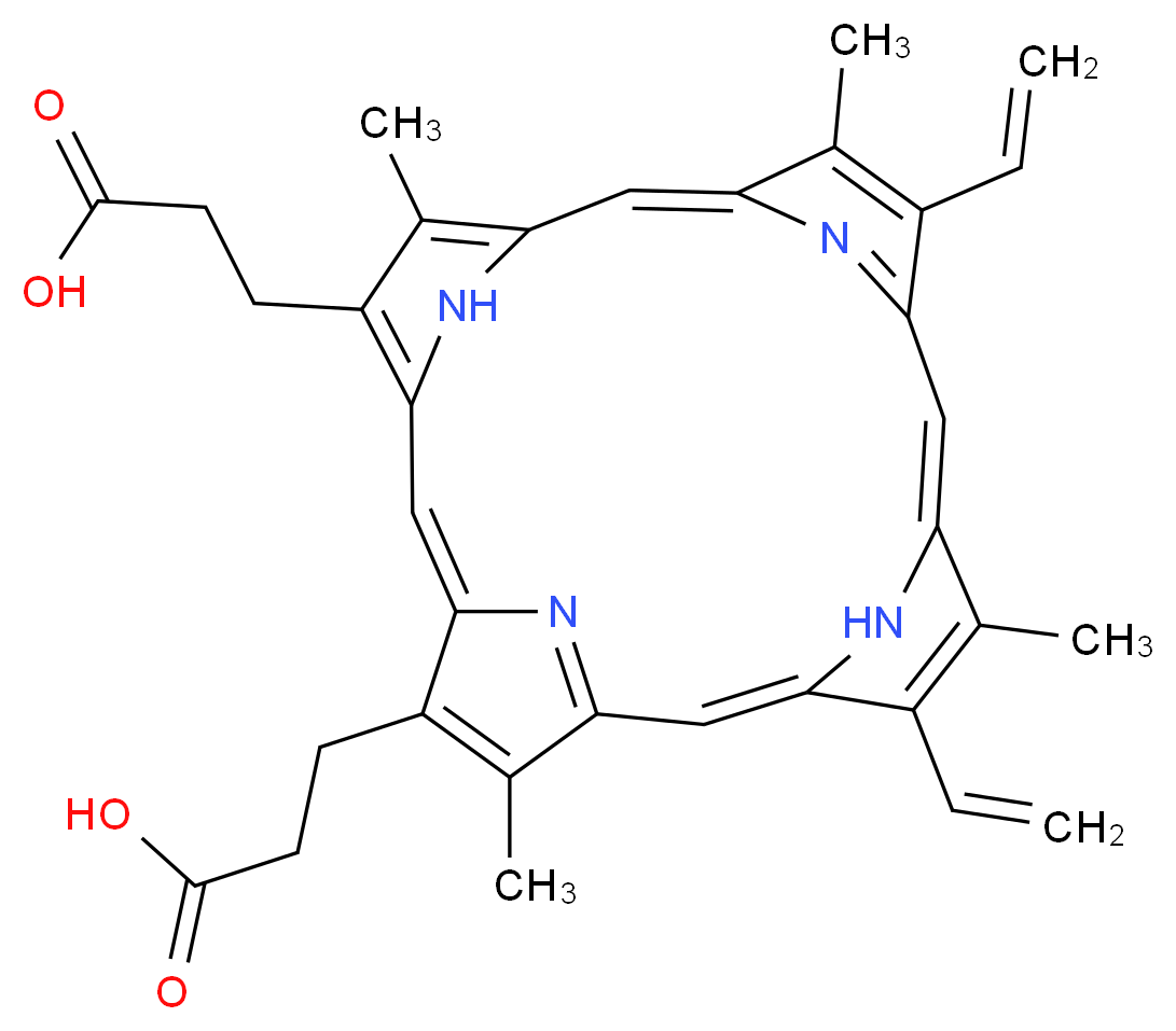 PROTOPORPHYRIN IX DISODIUM SALT_Molecular_structure_CAS_50865-01-5)
