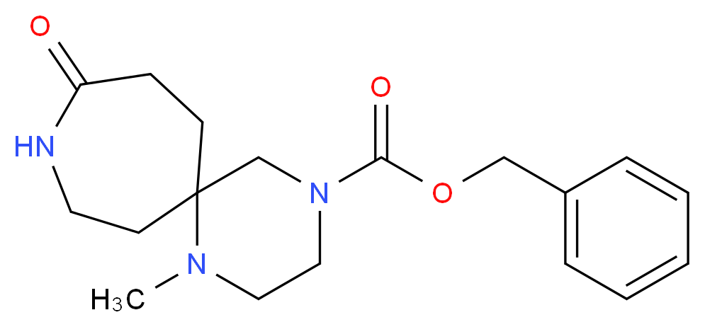 benzyl 1-methyl-10-oxo-1,4,9-triazaspiro[5.6]dodecane-4-carboxylate_Molecular_structure_CAS_)