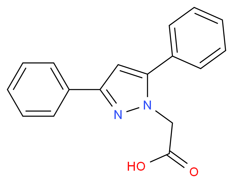 (3,5-Diphenyl-pyrazol-1-yl)-acetic acid_Molecular_structure_CAS_93323-67-2)
