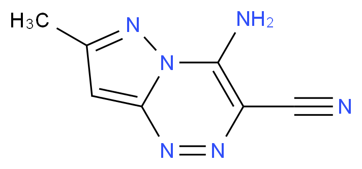 4-Amino-7-methylpyrazolo[5,1-c][1,2,4]triazine-3-carbonitrile_Molecular_structure_CAS_)