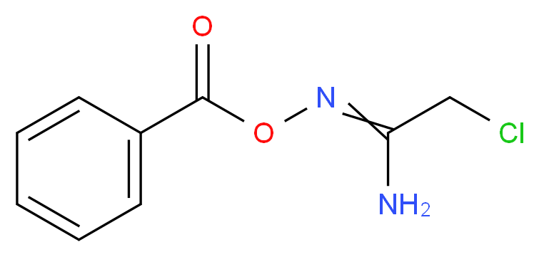 O1-benzoyl-2-chloroethanehydroximamide_Molecular_structure_CAS_)