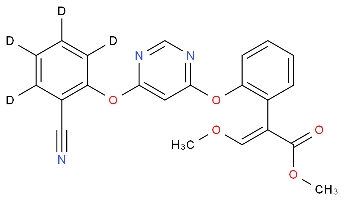 Azoxystrobin-d4_Molecular_structure_CAS_)