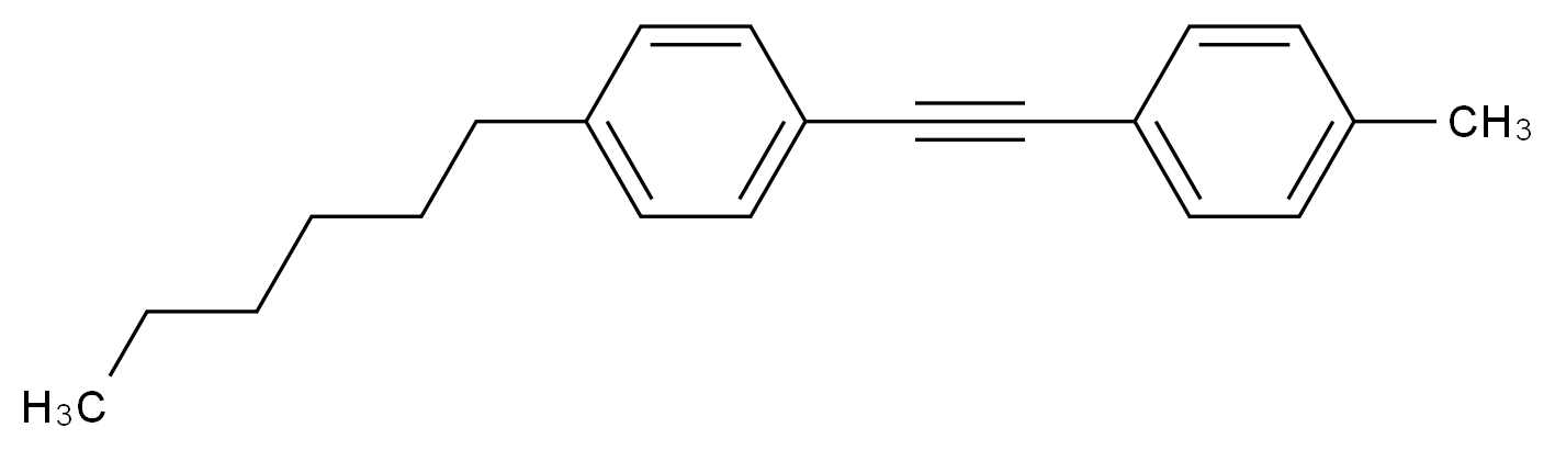 1-n-Hexyl-4-[(p-tolyl)ethynyl]benzene_Molecular_structure_CAS_117923-35-0)