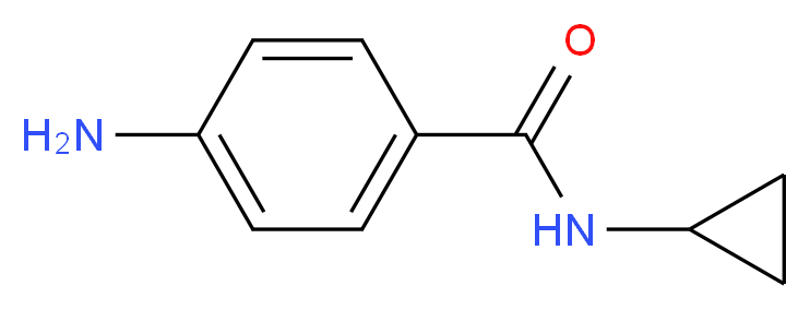 4-Amino-N-cyclopropylbenzamide_Molecular_structure_CAS_)