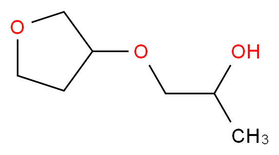 1-(oxolan-3-yloxy)propan-2-ol_Molecular_structure_CAS_)